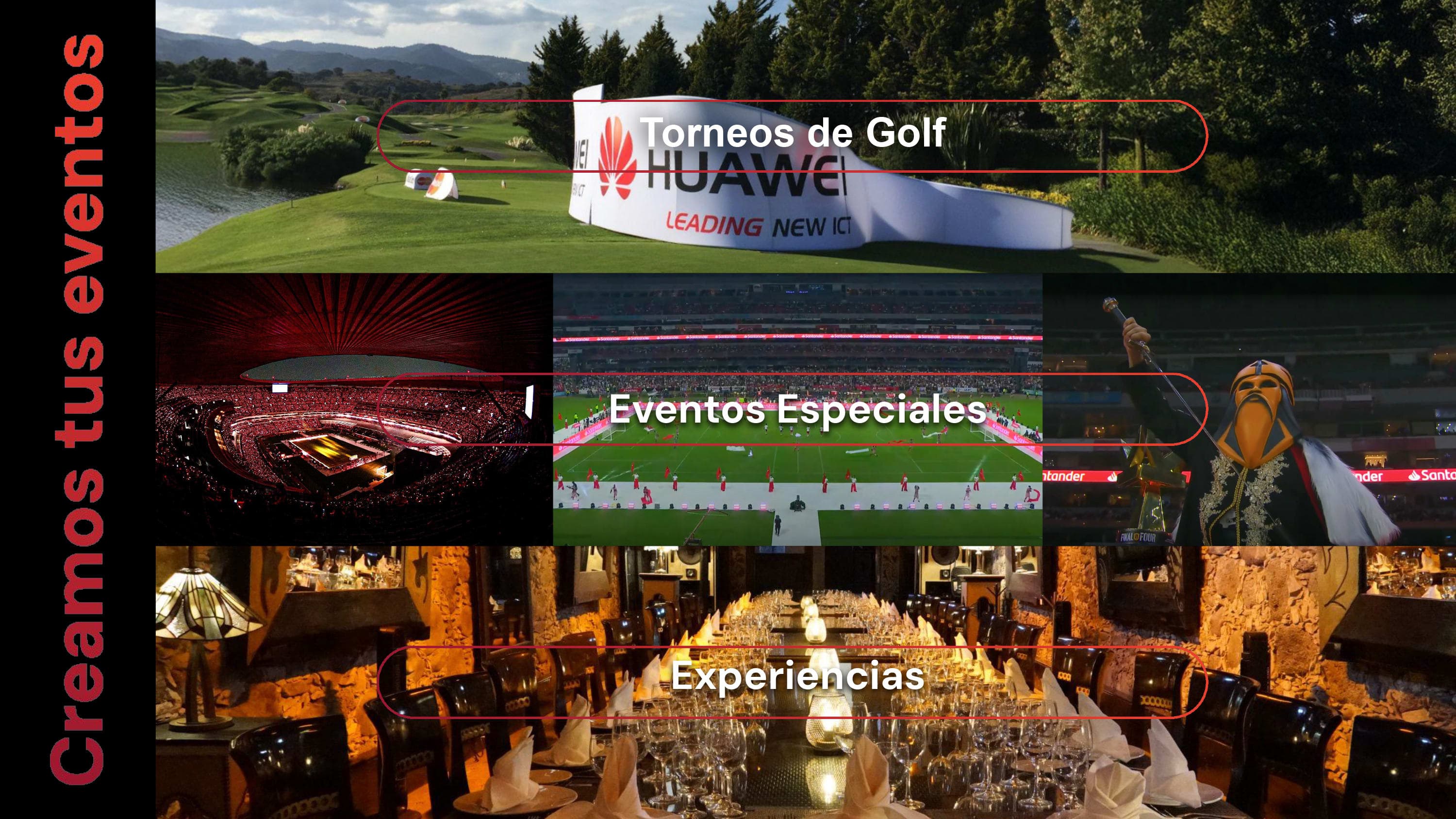 Creamos tus eventos